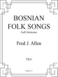 The Bosnian Folk Songs Orchestra sheet music cover